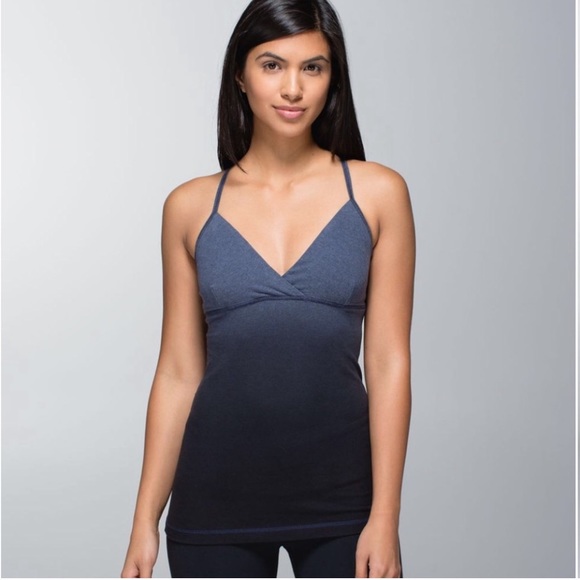 Lululemon Satya Blue Ombré Tank - Picture 1 of 6